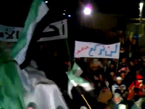 فري برس الإبزمو بريف حلب مسائية نصرةً لشهداء حلب 29 1 2012