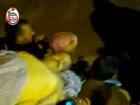 فري برس ادلب جرجناز تشييع الشهيد العقيد عمر الضبعان الأحد 29 1 2012