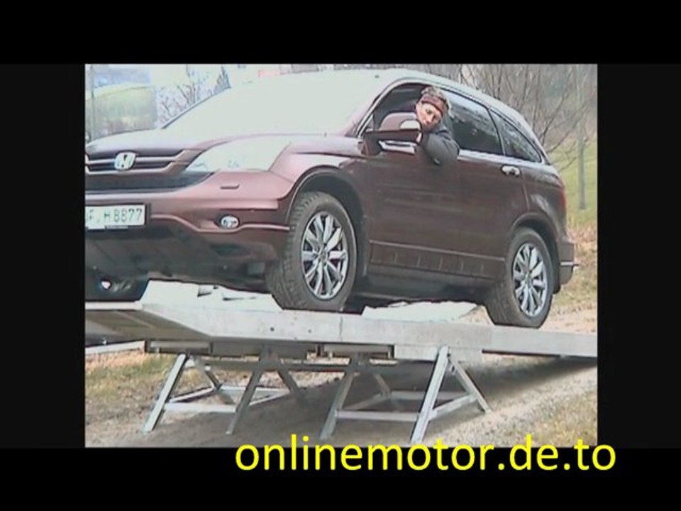 Honda crv 2.2i dtec geländewagenparcour wippe