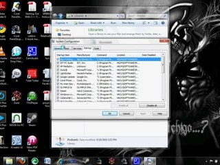 Optimiza windows- como eliminar programas del startup cuando sube windows