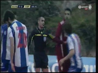 14η Καλιθέα-ΑΕΛ 1-0 2011-12 Στιγμιότυπα