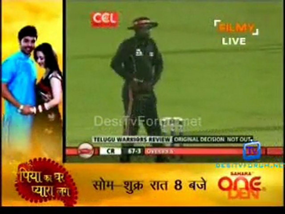 Telugu Warriors vs.Chennai Rhinos -Chennai Rhinos Inning Ov09-10