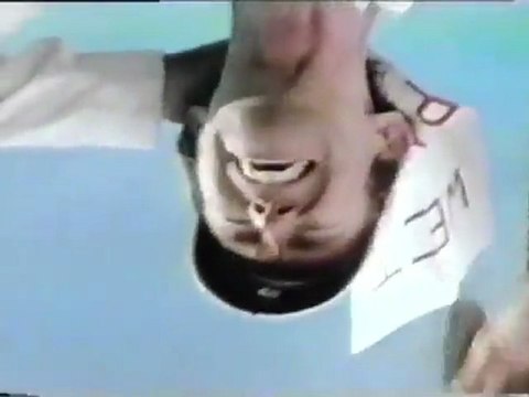 Classic Sesame Street film - A painter paints the word Wet Paint