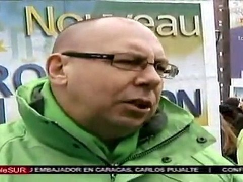 Protestas de sindicatos belgas, las primeras desde 1993