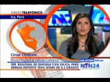 Defensa Civil de Ica confirma que el terremoto de magnitud 6.2 dejó al menos 119 heridos