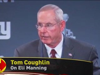 Super Bowl XLVI: Coughlin Praises Eli