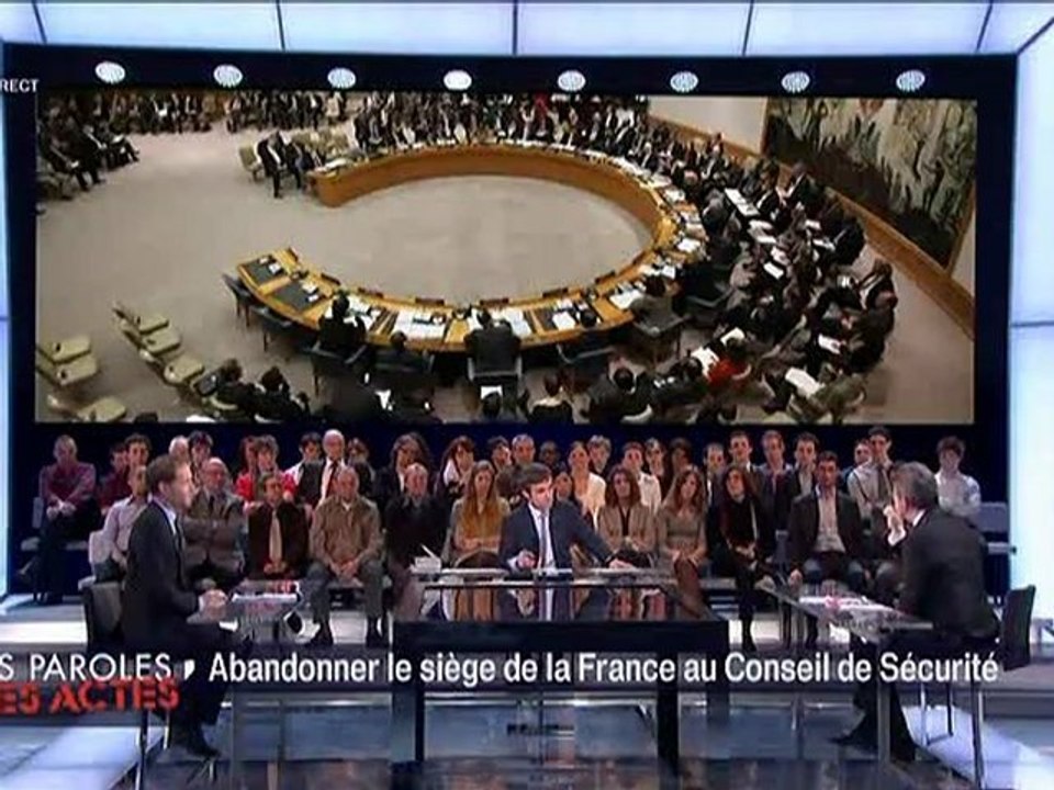Mélenchon et le siège à l'ONU de la France