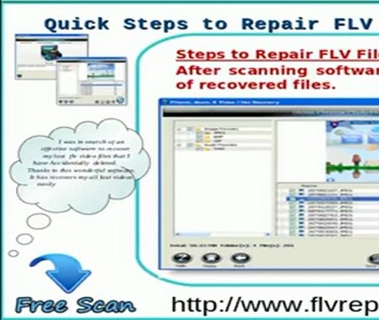 FLV Repair: Repair FLV files for easy accessing