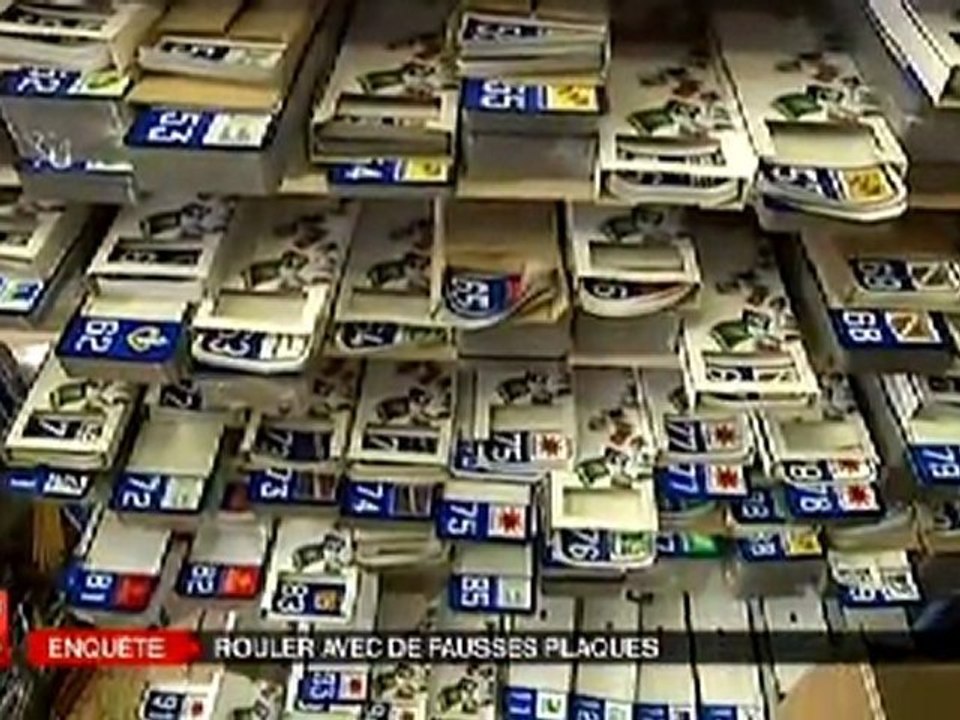 fraude aux plaques immatriculation