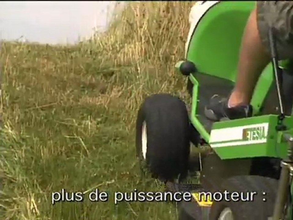 ETESIA Hydro 100 Evolution la référence des tondeuses gazon autoportées