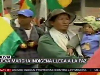 Nueva marcha indígena llega a La Paz