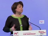 Martine Aubry_ AHier_ nous avons vu un president sans cap_ sans solution_ qui continue  faire payer les classes les moins aiseesA