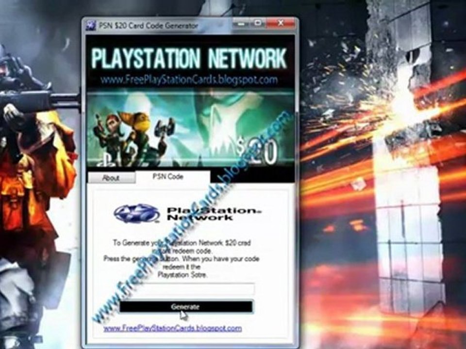 PSN Card Code Generator 2012 for MAC and PC! Free!