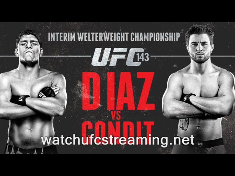 live streaming ufc diaz vs condit 31 jan 2012