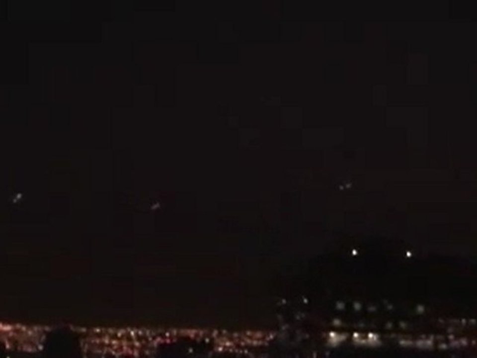 Flotte d' OVNIs 09 decembre 2008 Santiago, Chili