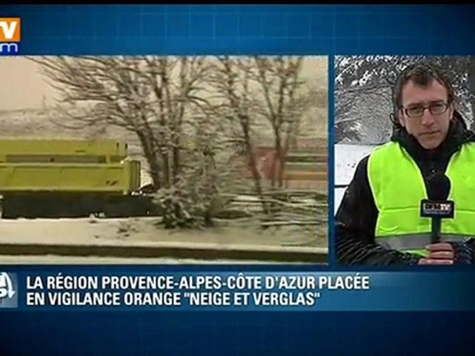 Neige : la circulation des poids lourds interdite sur l'A8