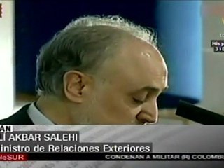 Canciller iraní habla castellano en la apertura de Hispan TV
