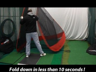 Amazing Golf Practice Net Set Up in 5 Seconds!