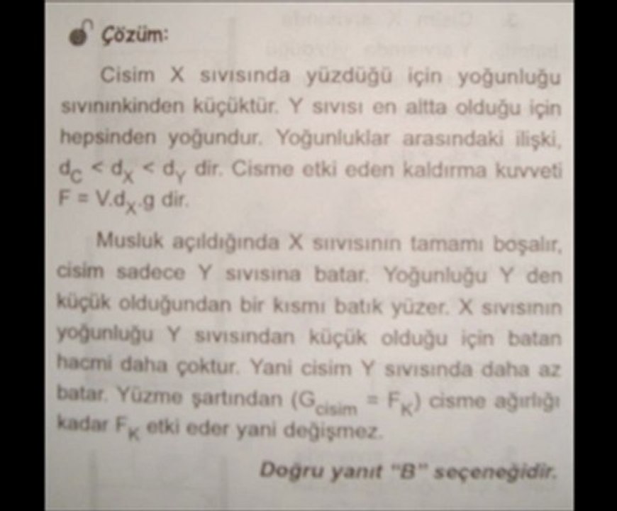 ARŞİMET SORU VE  ÇÖZÜMLERİ