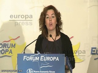 Sáenz de Santamaría insiste en el control del déficit