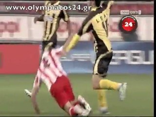 Βάναυσα φάουλ κατά των παικτών του ολυμπιακού