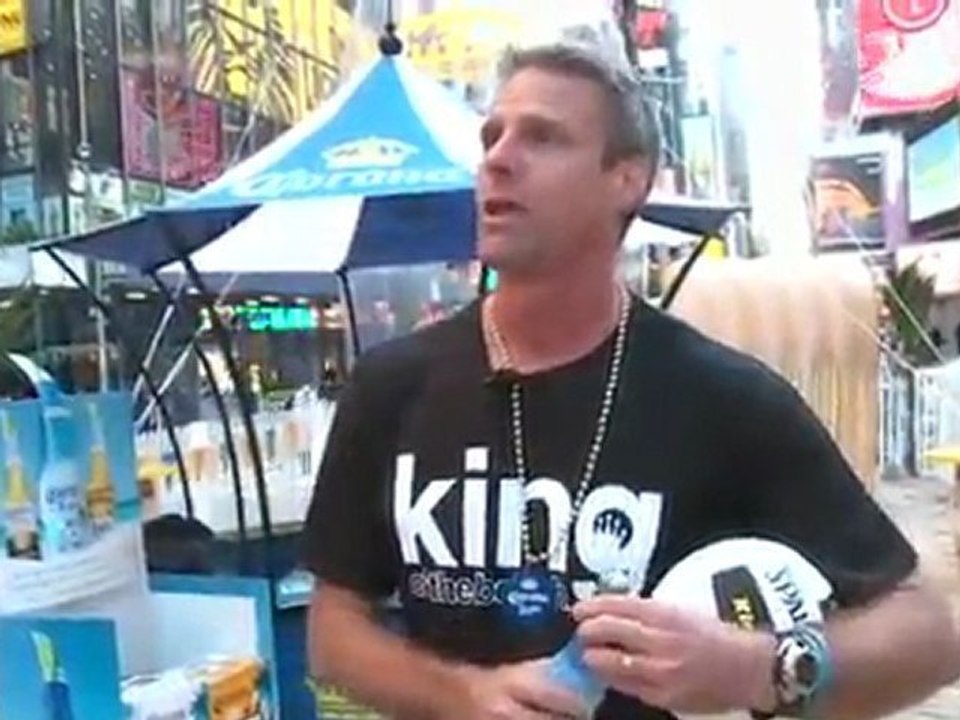 Corona in Times Square