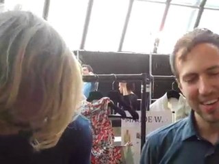 GRAZIA DAILY chats to Peter Pilotto after their S/S '11 show!