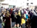 فري برس   درعا مدينة انخل مظاهرة نسائية 31 1 2012
