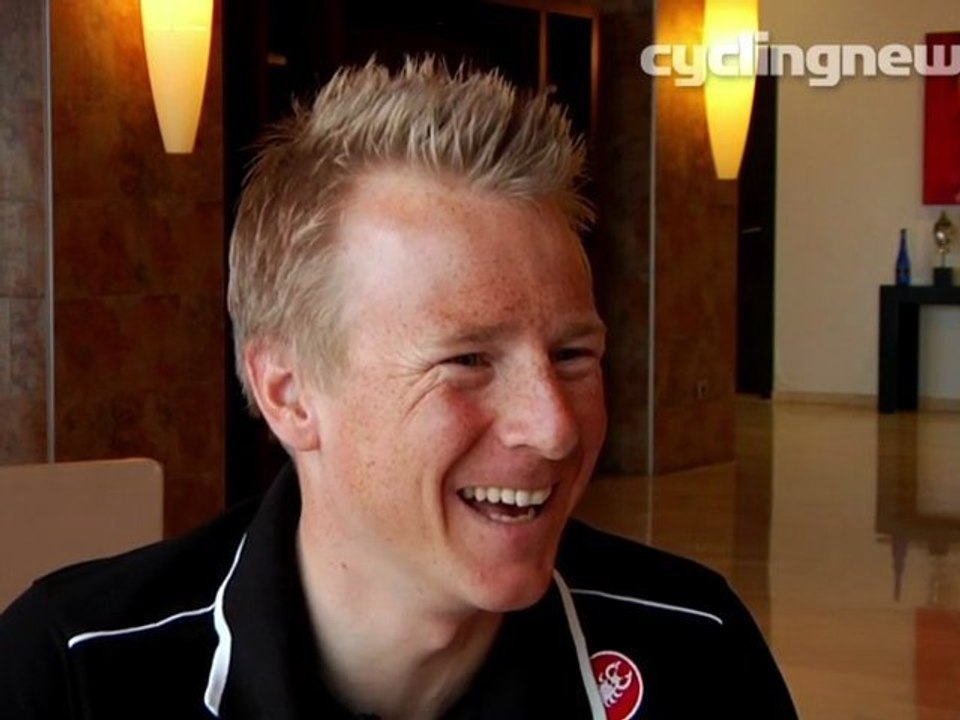 Fabian Wegmann at Garmin-Barracuda January 2012 traning camp - Part 1