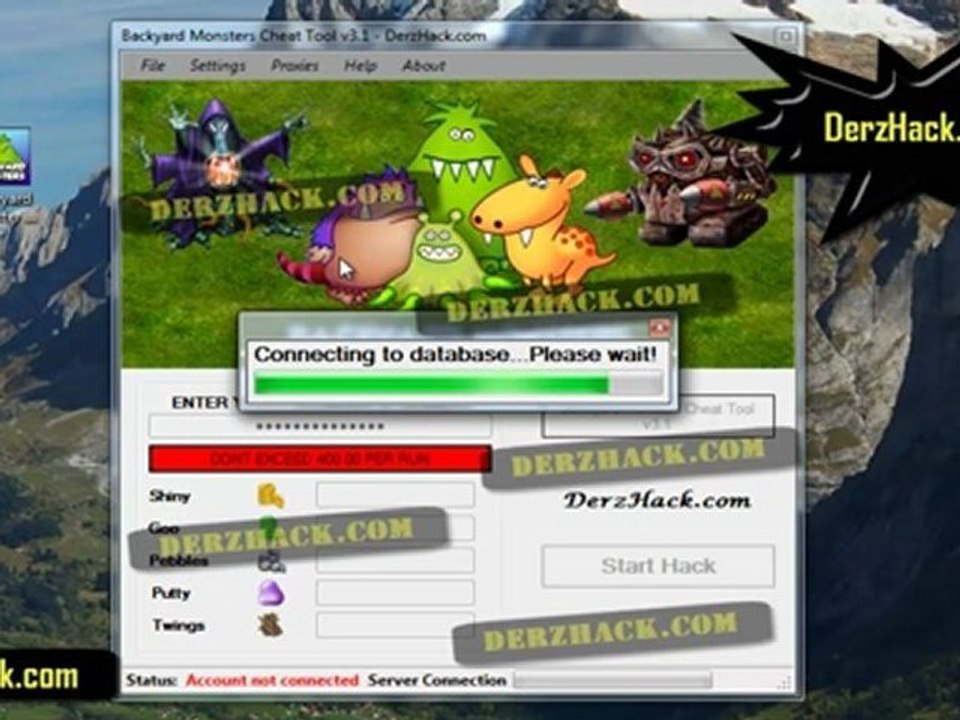 Backyard Monsters Working Cheat (source hacks)