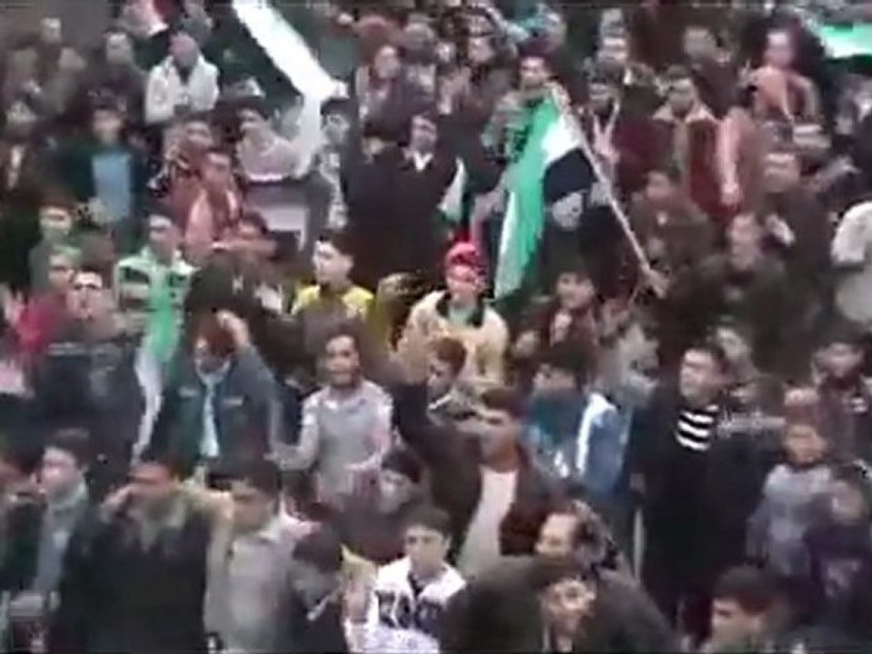 فري برس   حماه   حلفايا   مظاهرة نهارية رائعة 29 1 2012