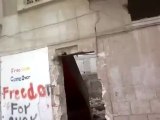 فري برس   حماة حي الحميدية آثار الدمار نتيجة القصف  30 1 2012 ج4