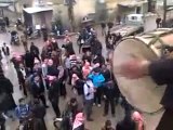 فري برس   حلب   السفيرة    مظاهرة حاشدة في مدينة السفيرة 27 1 2012 ج1