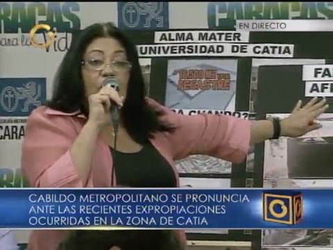 Cabildo Metropolitano solicita paralizar expropiaciones en Catia