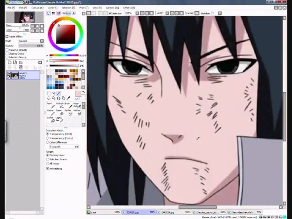 Rpc || coloring : sasuke and his son