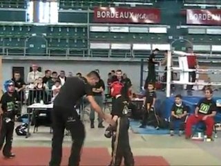 Tristan De Schampelaere Coupe D'Europe Internationnal WKA 2ème combat