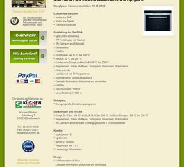 Vorteile des Siemens HB36D582 studioLine Dampfgarer