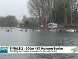 FINALE 2 (200m) K1 HOMME SENIOR - REGATE INTERNATIONALE DU PAS-DE-CALAIS 2012