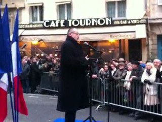 Discours de Paul-Marie Couteaux concerant le systeme des parrainages