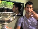 Novak Djokovic interview after the Australian Open