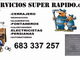 cerrajeros fontaneros 683337275 24h urgencias Murcia persianas electricistas