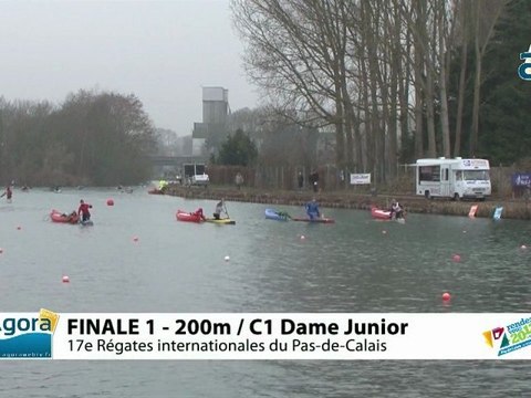 FINALE 1 (200m) C1 DAME JUNIOR - REGATE INTERNATIONALE DU PAS-DE-CALAIS 2012