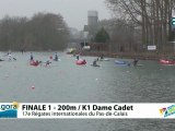 FINALE 1 (200m) K1 DAME CADET - REGATE INTERNATIONALE DU PAS-DE-CALAIS 2012