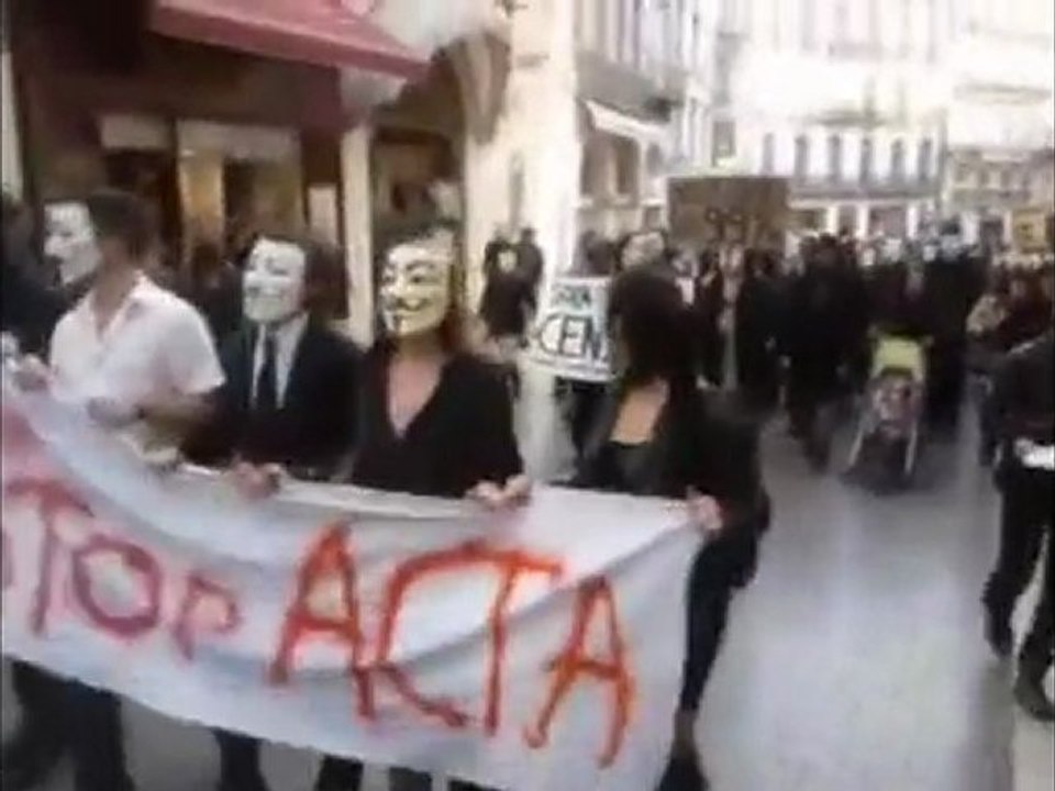 Anonymous - Manifestation 28. 1. 2012