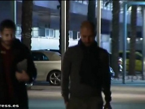 Rueda de prensa de Pep Guardiola en Barcelona