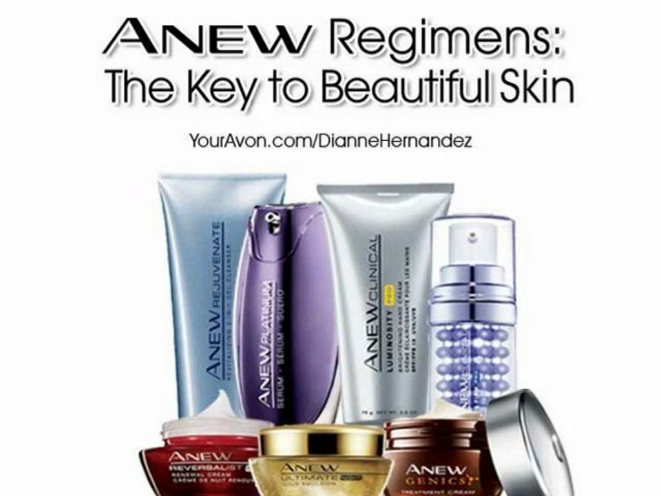 Avon Anew Anti-Aging Skin Care Regimens