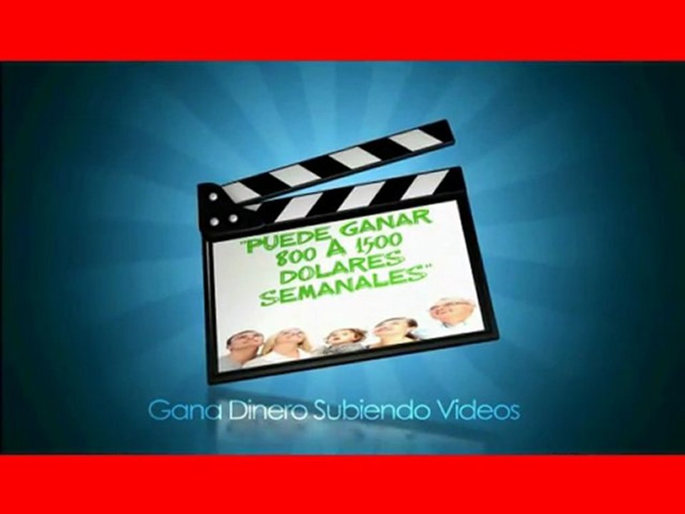 Gana dinero subiendo tus vídeos