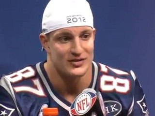 Super Bowl XLVI: Gronkowski's Boot Off