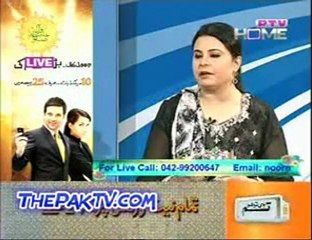 Noor Morning Show By PTV Home - 1st February 2012--Prt 1