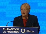 Pauline Marois - Conseil National 29 Janvier 2012